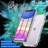 3 in 1 Combo - Case, Screen Protector & Camera Lens Protector for iPhone 11 *Free Shipping*
