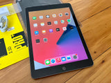Apple iPad 6 32GB Wi-Fi + Cellular 3G/4G Space Gray (As New) With Glass Screen Protector & Shipping