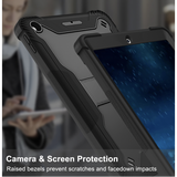 Apple iPad Mini 4 & Mini 5 (7.9 inch) Blue Shockproof Rugged Case with Kickstand