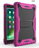 Apple iPad Mini 4 & Mini 5 (7.9 inch) Hot Pink Shockproof Rugged Case with Kickstand