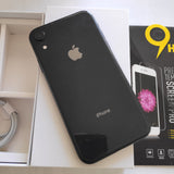 Apple iPhone XR 256GB Black - New Case, Glass Screen Protector & Shipping ( Like New)