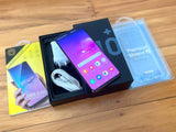 Samsung Galaxy S10 Plus Black 128GB New Case, Glass Screen Protector & Shipping (As New)