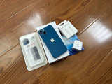 Apple iPhone 13 128GB 5G Blue- New Case, Screen Protector & Shipping (Exc)