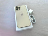 Apple iPhone 12 Pro Max 256GB Gold - New Case, Screen Protector (As New) Dsp Msg