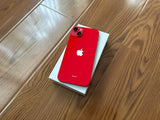 Apple iPhone 13 128GB Product Red- New Battery, Case, Screen Protector (Exc)