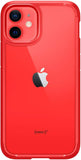 iPhone 12 Mini Tough Hybrid Red Clear Case