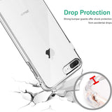 iPhone 8 Plus, 7 Plus Tough Hybrid Clear Case