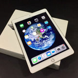 Apple iPad 6th Gen 32GB Wi-Fi Cellular 3G/4G White Silver - New Battery, Glass Screen Protector (As New)