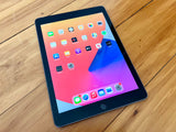 Apple iPad 6th Gen 32GB Wi-Fi + Cellular 3G/4G Space Gray - New Battery, Case & Glass Screen Protector (Good) Volume Button Stiff