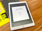 Apple iPad 6th Gen 32GB Wi-Fi Cellular 3G/4G White Silver - New Battery, Glass Screen Protector (As New)