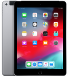 Apple iPad 6th Gen 32GB Wi-Fi + Cellular 3G/4G Space Gray - New Battery, Glass Screen Protector (Exc)