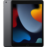 Apple iPad 10.2-inch 64GB Wi-Fi (Space Grey) 9th Gen (As New) - New Screen Protector